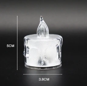 3 wick flameless candle