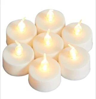 pre lit taper candles