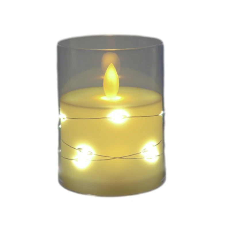 decorative flameless candles with timer