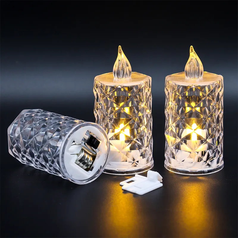 battery powered candles with timer
