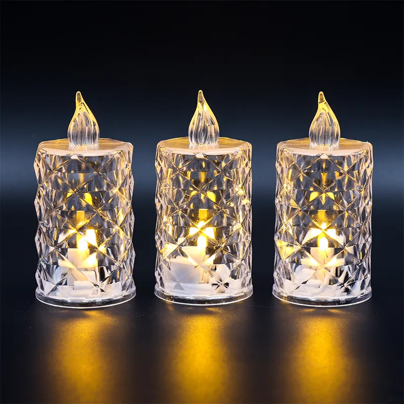 black electric candles