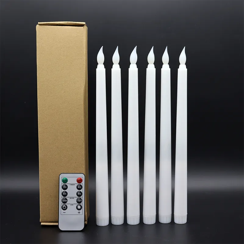 flameless taper candles with timer