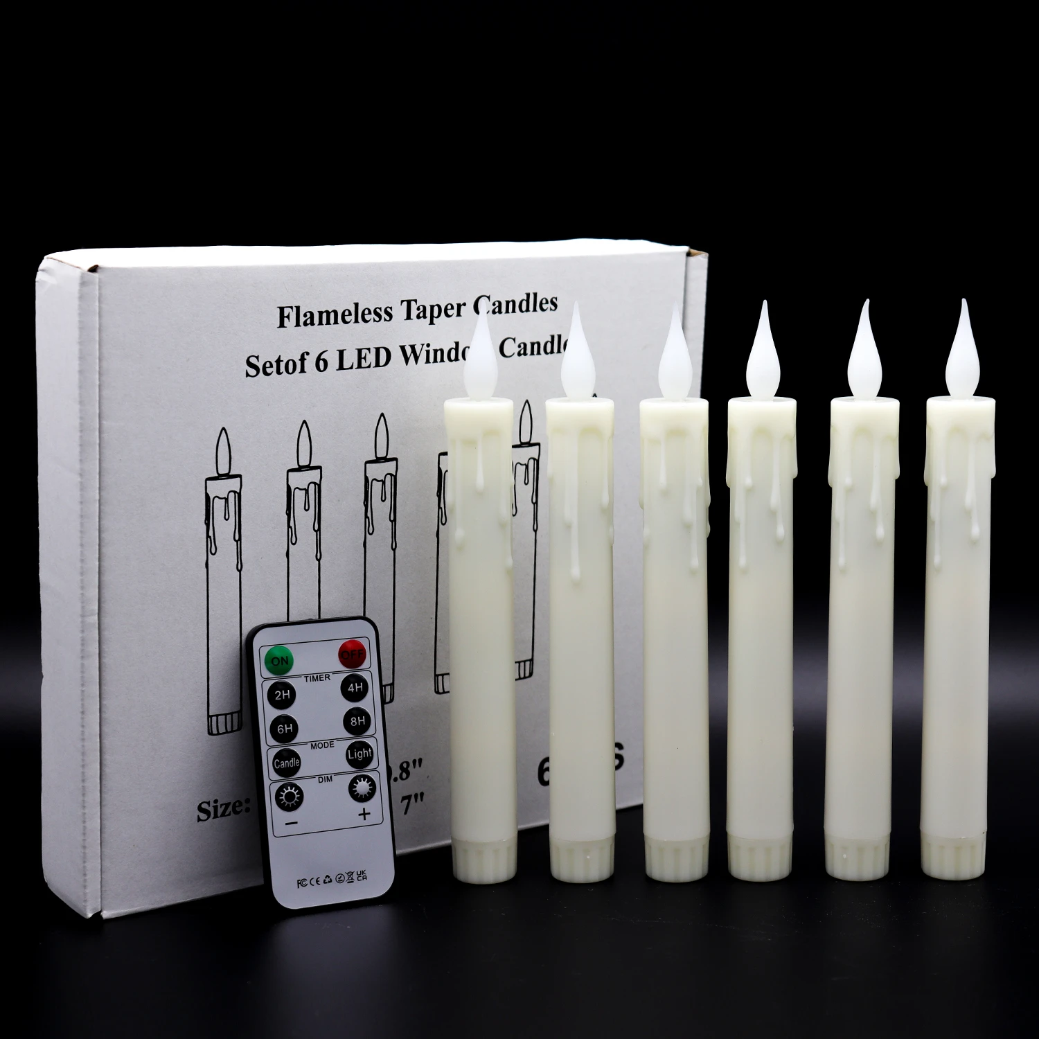 round battery operated candles