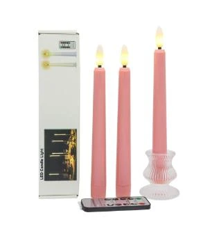 gold flickering candles