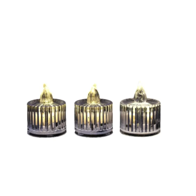 flameless flickering taper candles with timer