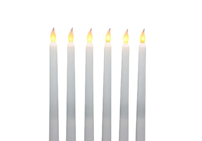 flameless hanging snowflake candles