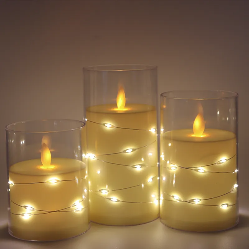 extra large battery operated candles