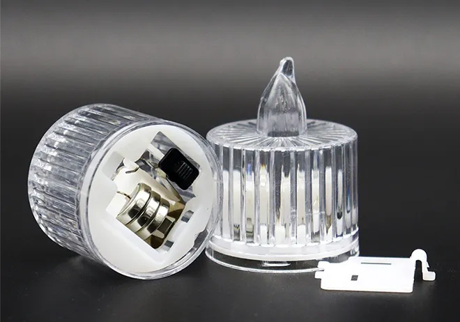 red taper battery operated candles