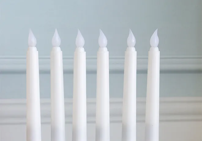 bougies cardinales sans flamme