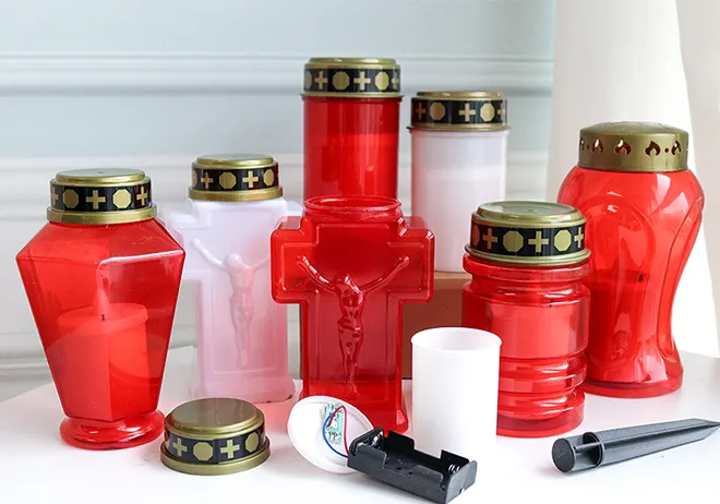 red led candles with timer