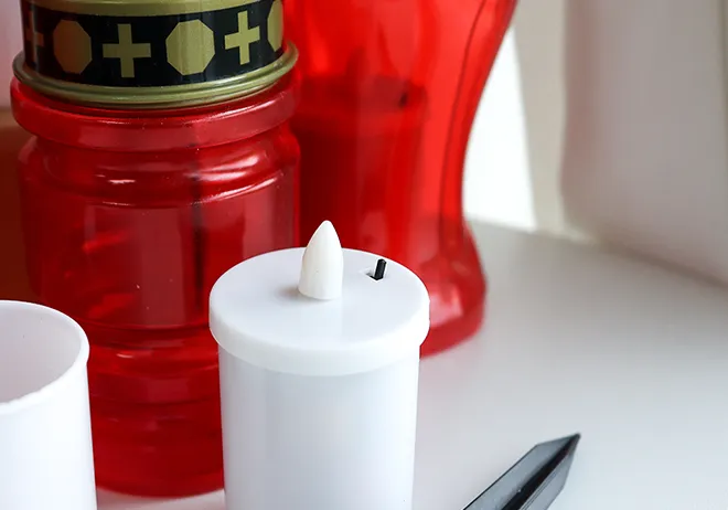 Bougies avec minuterie