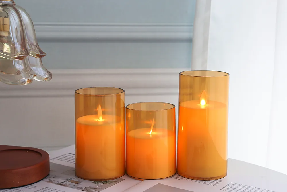 luminous candles flameless