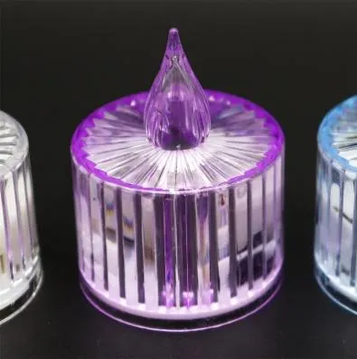 sparkle scented led candle