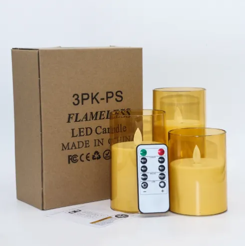 cheap flameless taper candles