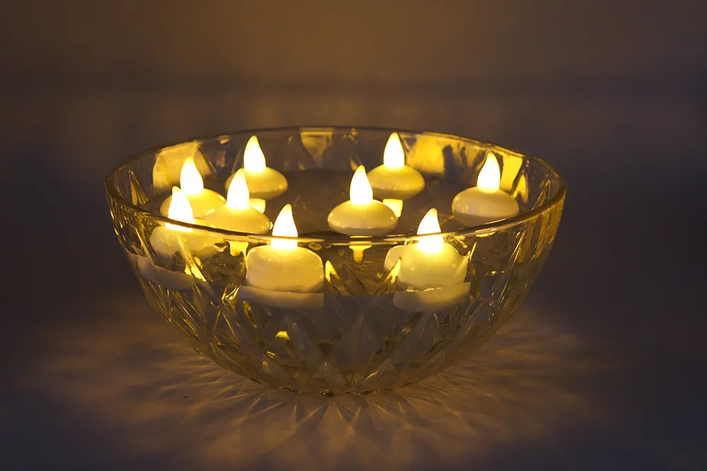lighted candles